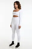 Thunderstruck Logo Jumpsuit White