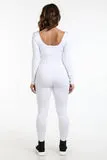 Thunderstruck Logo Jumpsuit White