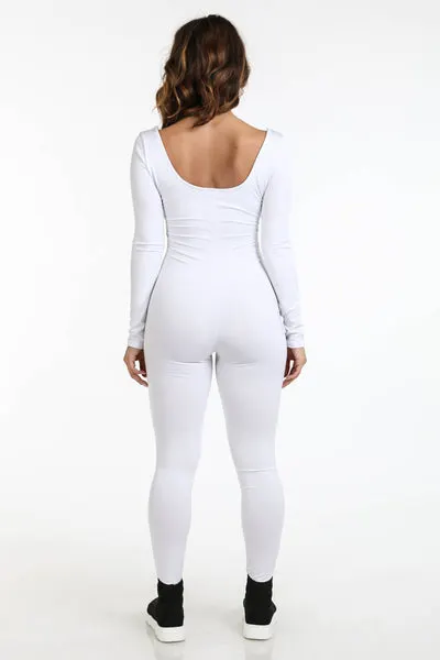 Thunderstruck Logo Jumpsuit White