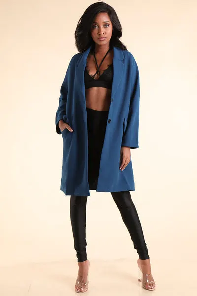 The NYC Cobalt Coat