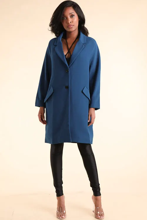 The NYC Cobalt Coat