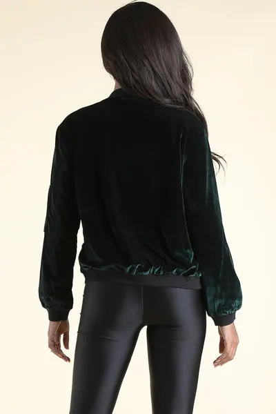 Sway Dark Green Bomber jacket