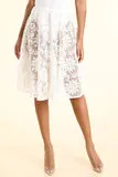 Good Girl White lace Skirt