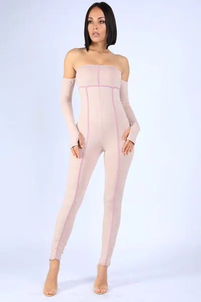 Binding Contrast Jumpsuit