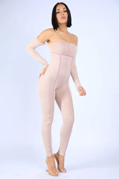 Binding Contrast Jumpsuit
