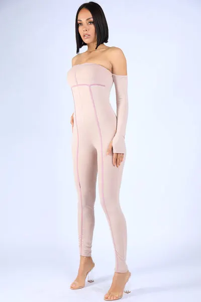 Binding Contrast Jumpsuit