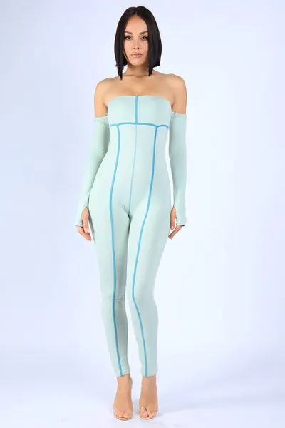 Binding Contrast Jumpsuit