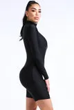 Cody Black Romper - Alvy Luxe