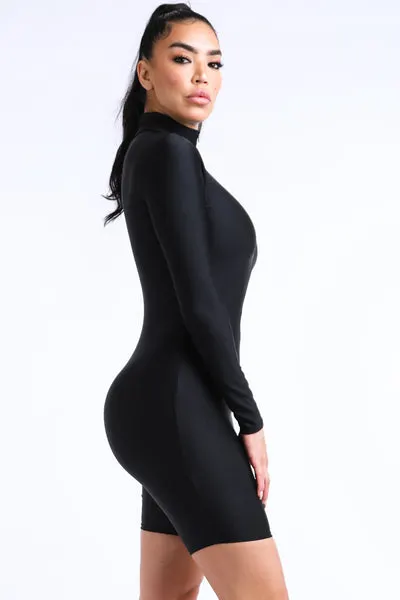 Cody Black Romper - Alvy Luxe