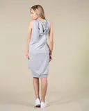 Nice Girl Grey Hooded dress
