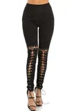 Lace Lace Suede Leggings