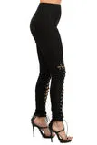 Lace Lace Suede Leggings
