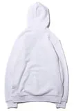 Logo oversize White Hoodie - Alvy Luxe