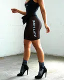 Logo Mesh Biker Shorts