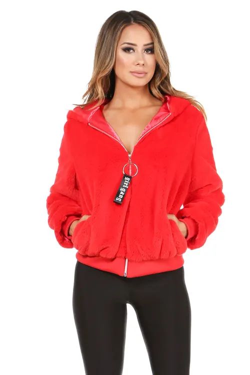 Girl Please Red Jacket