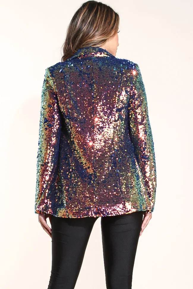 I see you sequin blazer