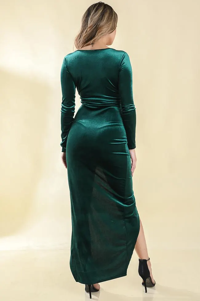 A dress with no Name Forest Green