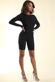 Beverly Black Romper