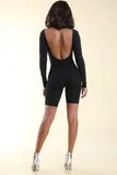 Beverly Black Romper