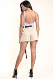 Issa dope vibe cargo Khaki shorts