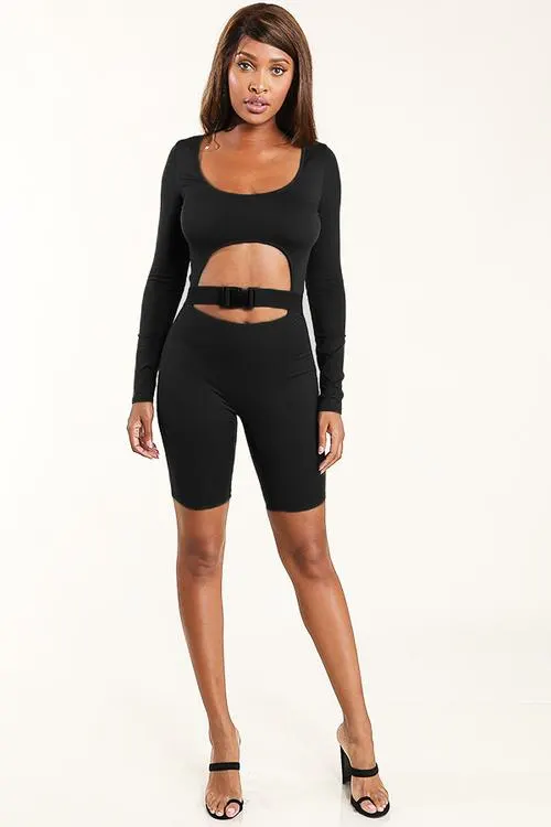 Lucky you Black Romper