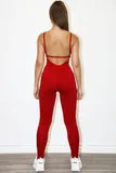 Lea Piped Jumpsuit (w/ jacket)