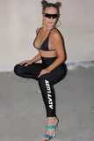 Logo Black Leggings