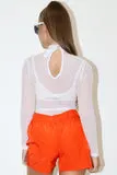Logo Sheer Bodysuit