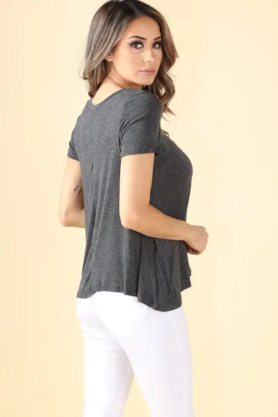The Not Basic Charcoal Grey Shirt
