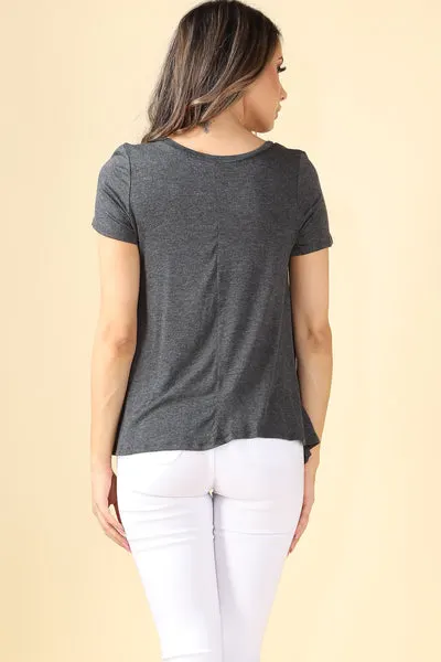 The Not Basic Charcoal Grey Shirt