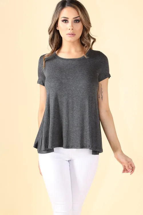 The Not Basic Charcoal Grey Shirt