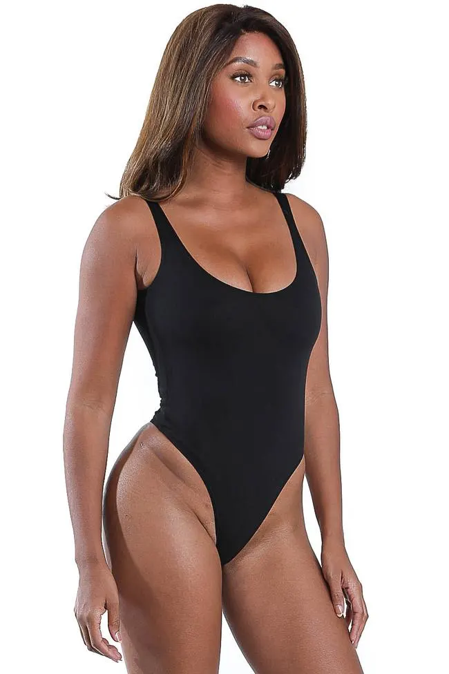 Sadie Black Bodysuit