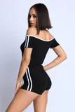 Accelerate Black Romper