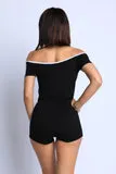 Accelerate Black Romper
