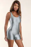 Hype Silver biker romper - Alvy Luxe