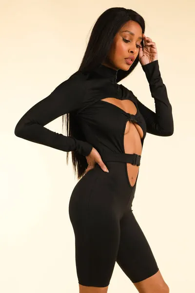 Flavor Of the Month Black Romper