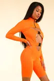 Flavor Of the Month Orange Romper - Alvy Luxe