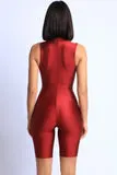 Neo Burgundy Romper