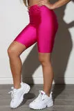 Nylon Spandex Biker Shorts