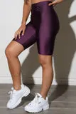 Nylon Spandex Biker Shorts