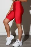 Nylon Spandex Biker Shorts