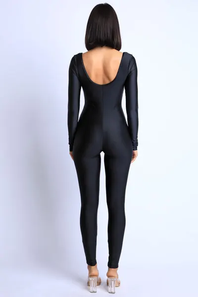 Nylon Pipped Jumpsuit
