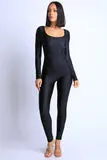 Nylon Pipped Jumpsuit