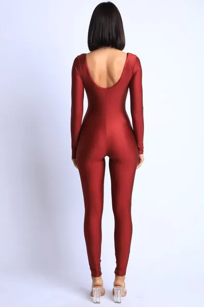 Nylon Pipped Jumpsuit