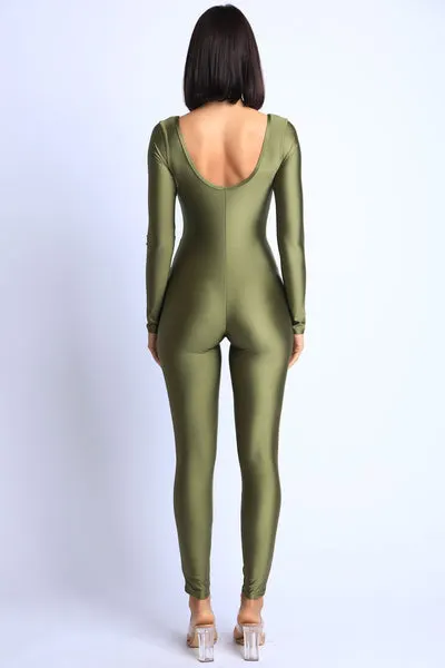 Nylon Pipped Jumpsuit
