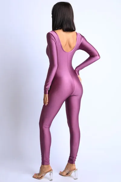 Nylon Pipped Jumpsuit