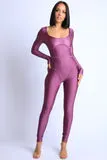 Nylon Pipped Jumpsuit