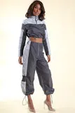 No Steez Grey Windbreaker set