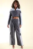 No Steez Grey Windbreaker set