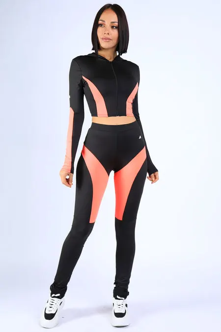 Logo Sheer Leopard Bodysuit